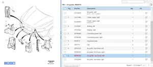 Volvo XC70 Intercooler air guide/duct channel 30763220