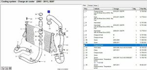 Saab 9-3 Ver2 Tubo flessibile del liquido di raffreddamento del motore 12785081