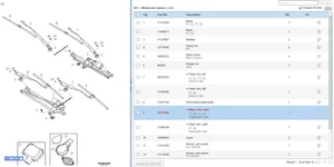 Volvo XC60 Spazzola tergicristallo per parabrezza/vetro frontale 30753526
