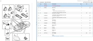 Volvo XC70 Altoparlante portiera posteriore 30657445