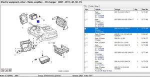 Saab 9-3 Ver2 Unité principale radio / CD / DVD / GPS 12784117