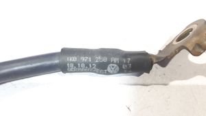Volkswagen PASSAT B7 Negative earth cable (battery) 1K0971250AM
