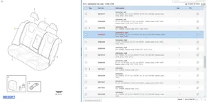 Volvo S60 Zagłówek fotela przedniego 39819312