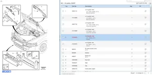 Volvo V50 Grotelės priekinės 31214672