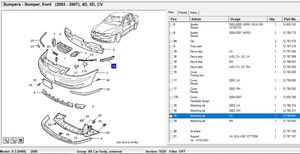 Saab 9-3 Ver2 Listello di supporto del sottoporta 12785981