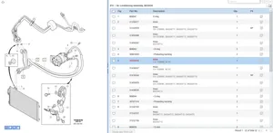 Volvo XC70 Air conditioning (A/C) pipe/hose 31332150