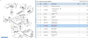 Volvo S60 Muu etuiskunvaimentimien osa 31329800