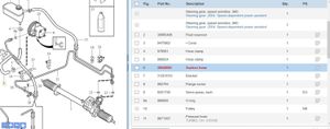 Volvo S60 Przewód wspomagania kierownicy 30645081