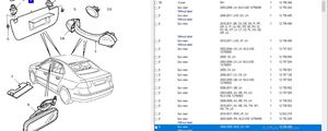 Saab 9-3 Ver2 Skydelis nuo saulės 12763696