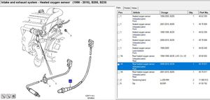 Saab 9-5 Sonda lambda 0258006174