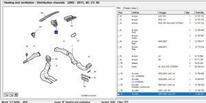 Saab 9-3 Ver2 Copertura griglia di ventilazione cruscotto 12804037