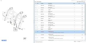 Volvo S60 Fibbia della cintura di sicurezza posteriore 31351656