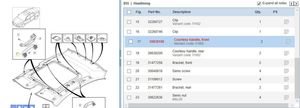 Volvo S60 Poignée de maintien plafond avant 39838198