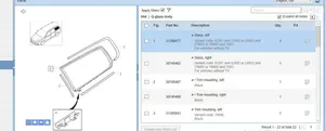 Volvo XC70 Szyba karoseryjna tylna 31299077