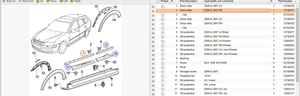 Saab 9-3 Ver2 Rivestimento della portiera anteriore (modanatura) 12786317