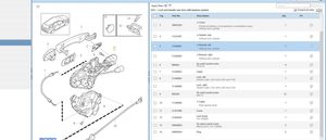 Volvo V60 Klamka zewnętrzna drzwi przednich 31440087