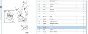 Volvo V60 Mechanizm regulacji fotela 31351635