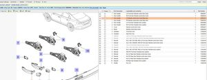 Saab 9-5 Klamka zewnętrzna drzwi przednich 25980301