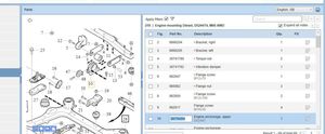 Volvo XC90 Support de moteur, coussinet 326C88