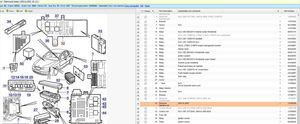 Saab 9-3 Ver2 Set scatola dei fusibili 12798346