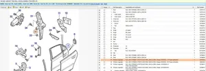 Saab 9-3 Ver2 Alzacristalli della portiera posteriore con motorino 12802322