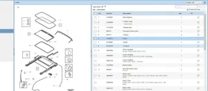 Volvo V60 Sunroof set 31299225