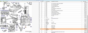 Saab 9-3 Ver2 Boîte à fusibles relais 12769678
