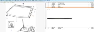 Saab 9-3 Ver2 Rivestimento parabrezza 12755330