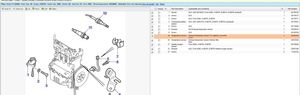 Saab 9-3 Ver2 Sensore temperatura dell’olio 55355404