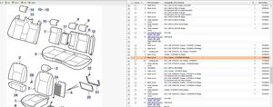 Saab 9-3 Ver2 Sedile anteriore del passeggero 12793946