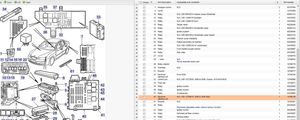 Saab 9-3 Ver2 Блок монтирования реле 12766739