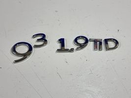 Saab 9-3 Ver2 Logo, emblème de fabricant 12755974