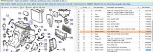 Saab 9-3 Ver2 Motorino attuatore ricircolo aria dell’A/C 9180204