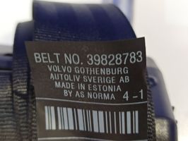 Volvo V60 Pas bezpieczeństwa fotela tylnego środkowego 39828783