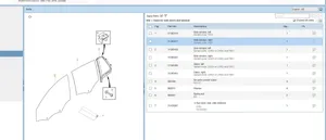 Volvo V60 Vetro del finestrino della portiera anteriore - quattro porte 31385411