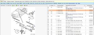 Saab 9-3 Ver2 Tiranti e motorino del tergicristallo anteriore 12755304