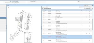 Volvo XC90 Front shock absorber/damper 31277877