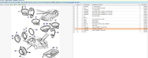 Saab 9-3 Ver2 Haut parleur 12801615