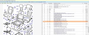 Saab 9-3 Ver2 Cornice di rivestimento della regolazione del sedile della portiera anteriore 12793872