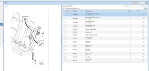 Volvo XC90 Cintura di sicurezza terza fila 30676884