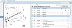 Volvo V70 Kraftstoffleitung 31321025