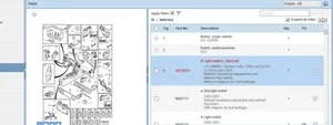 Volvo V70 Light switch 30739311