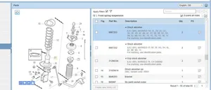 Volvo V70 Front shock absorber/damper 8667253