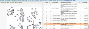 Saab 9-3 Ver2 Alzacristalli della portiera posteriore con motorino 12763707