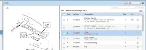 Volvo V60 Tuulilasin lista 31479551