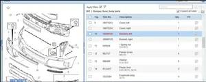 Volvo XC90 Front bumper mounting bracket 30698128