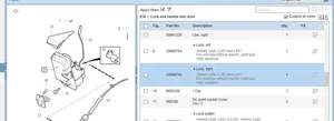 Volvo XC90 Serratura portiera posteriore 30699756