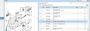 Volvo XC90 Poignée inférieure de porte avant 30716085