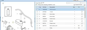Volvo V70 Réservoir de liquide de direction assistée 30665496