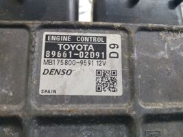 Toyota Auris 150 Calculateur moteur ECU 8966102D91